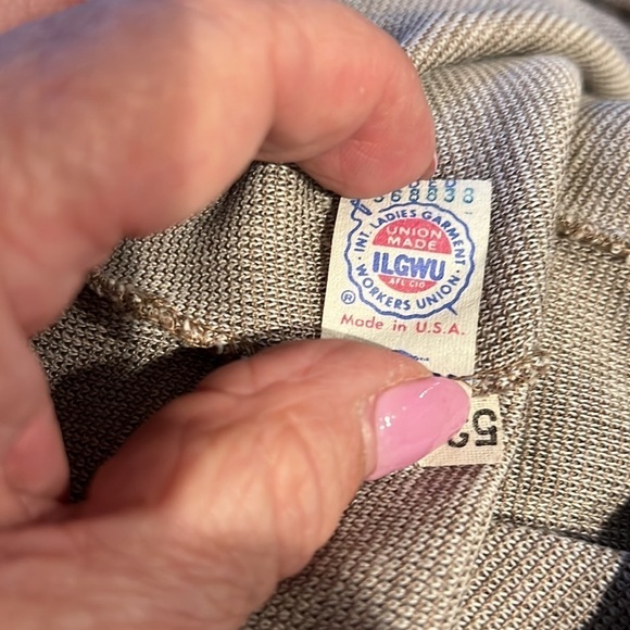 VINTAGE PANT SUIT! Susan Thomas Jacket and wide leg pants with belt size 12 - Picture 16 of 16